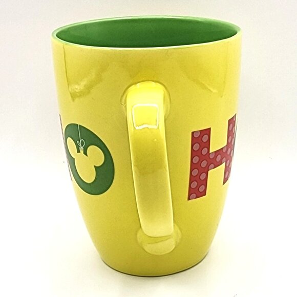 Disney Mickey Mouse Christmas Holiday Coffee Cup Mug HO HO HO Bright Colors 12oz - Picture 4 of 8